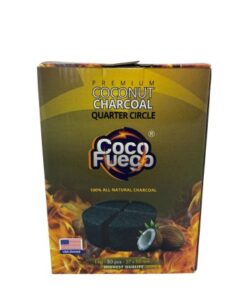Coco Fuego Coconut Charcoal - Quarter Circle